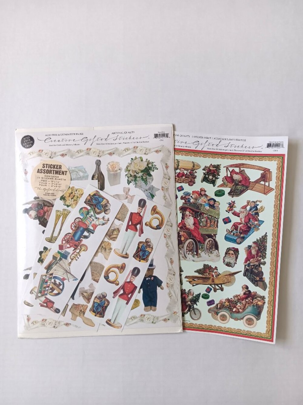 John Grossman Gifted Line Sticker Sheets Victorian Baby Wedding Toys - 11 Sheets